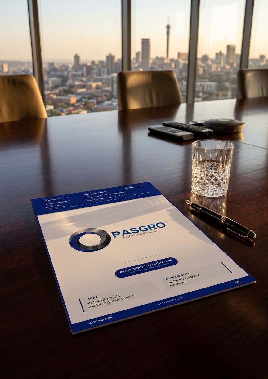 PASGRO Engineering corporate rebrand materials